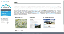 Desktop Screenshot of mountainhuts.info
